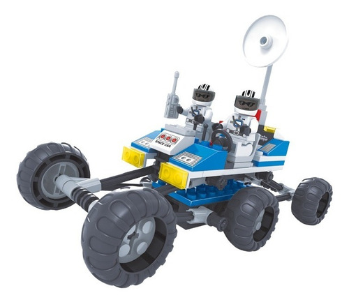 Imagem 1 de 2 de Blocos De Montar Carro Explorador 128 Peças - Click It