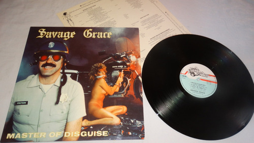 Savage Grace - Master Of Disguise '1985 (black Dragon Record