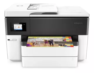 Impresora portátil a color multifunción HP OfficeJet Pro 7740 con wifi blanca y negra 100V/240V