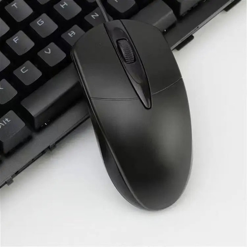 Mouse Óptico Usb 3 Botões Onistek On-mu001 Cor Preto