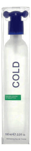 Perfume Para Caballero Eau De Toilette Benetton Cold 100ml