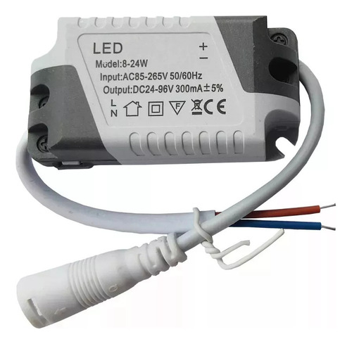Balastro Transformador Driver Para Lampara Led 8-24w 10 Pcs