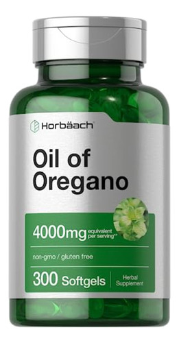 Aceite De Oregano  Aceite De Orégano | 4000 Mg | 300 Cápsula