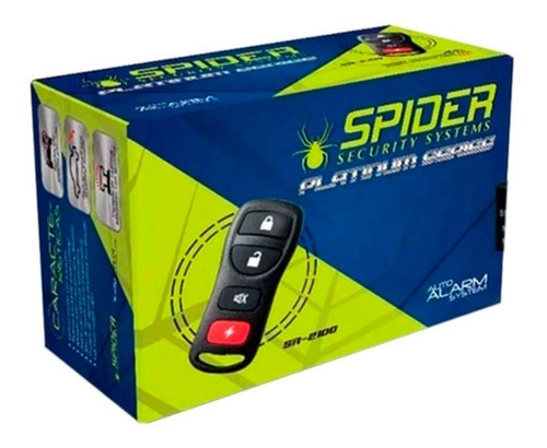 Alarma De Seguridad Universal Para Auto Spider Sr-2100