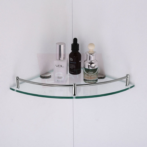 Esatto® Paquete 2 Repisas Esquineras 2 Rectas Cristal Ac-038