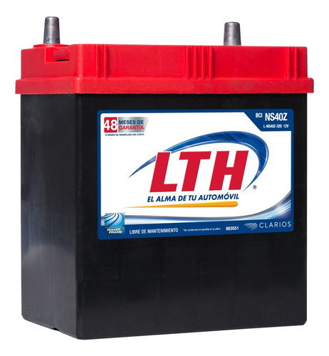 Pila De Carro Lth Modelo L-ns40z-320. Entrega En Naucalpan.
