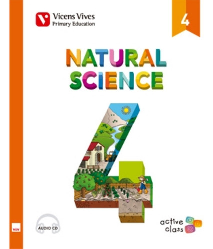 Natural Science 4 - Book + Audio Cd - Active Class Vicens Vi