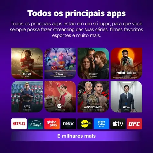HD 本体 Tv brasileira filmes series top Roku Stick Hd 3ª Geração 3840br | MercadoLivre