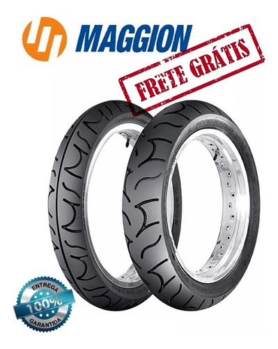 Par Pneu Maggion D T 100/80-17 130/70-17 Faze Twister Cb 300