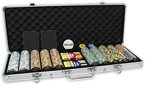 Da Vinci Monte Carlo Poker Club Set De 500 Fichas De 14 Gra