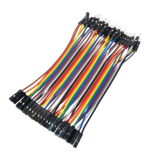 Cable Jumpers Dupont Hembra-macho 10cm 40pzas