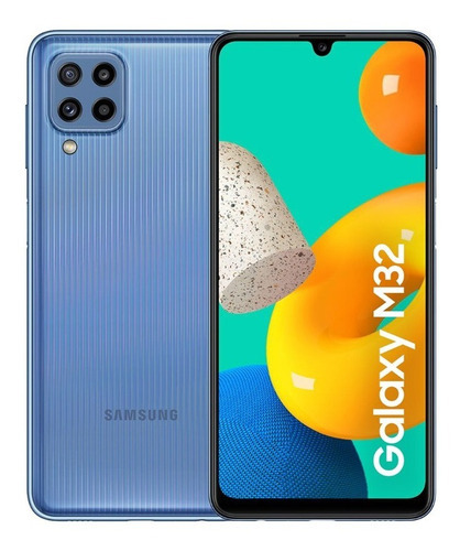 Samsung Galaxy M32 (5000 mAh) Dual SIM 128 GB light blue 6 GB RAM