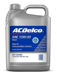 Galon De Aceite Ac-delco 10w30 Mineral Chevrolet