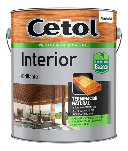 Cetol Interior Balance Brillante 4 Litros Al Agua S/ Olor Mm