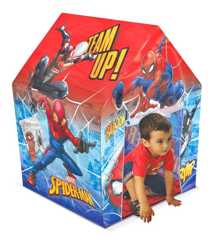 Casinha Infantil Homem Aranha + Brinde - Líder Brinquedos