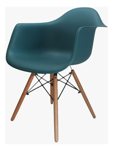 Cadeira Charles Eames Wood Com Braços - Várias Cores