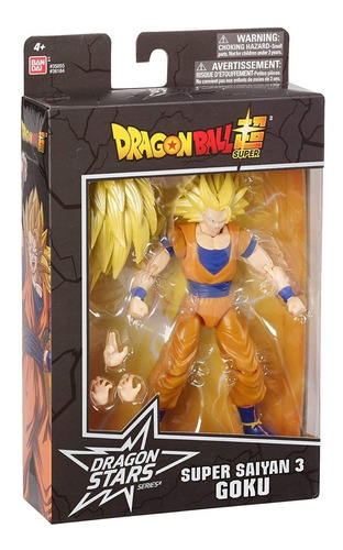 Figura Articulada Goku Super Saiyan 3 Dragon Stars Nueva