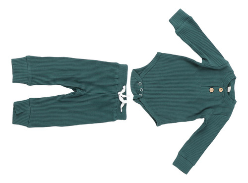 Conjunto De Mono Y Pantalones Para Bebé Trajes Cómodos De A