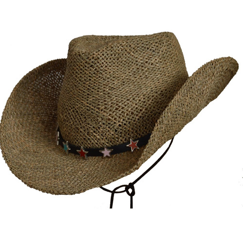 Sombrero Cowboy Yute Estrellas Compañia De Sombreros M863052