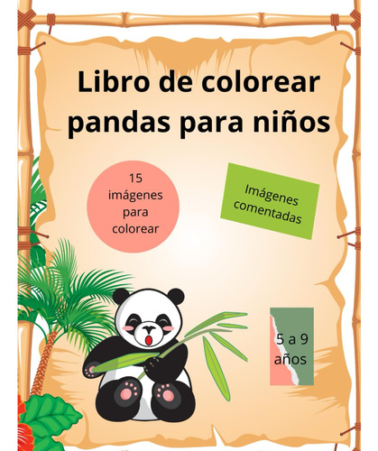 Libro De Colorear Pandas Para Niños: 15 Imágenes De Simpatic