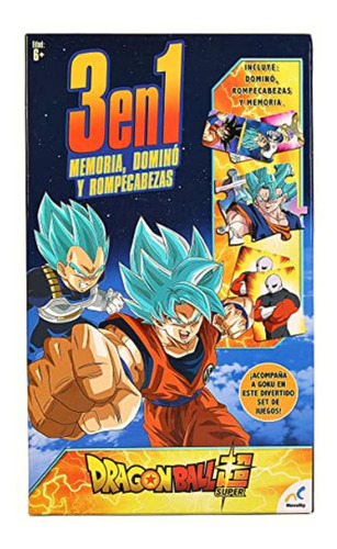 Novelty Jca-2917 Set De Juegos 3 En 1 Dragon Ball Súper