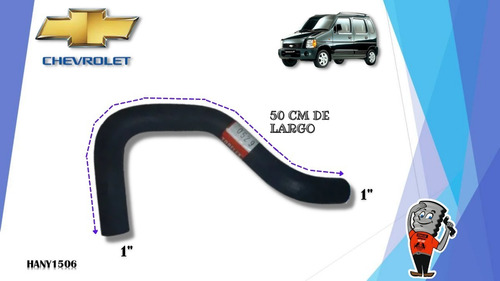 Manguera De Radiador Chevrolet Wagon-r 4l 16-v 1.2 Inferior