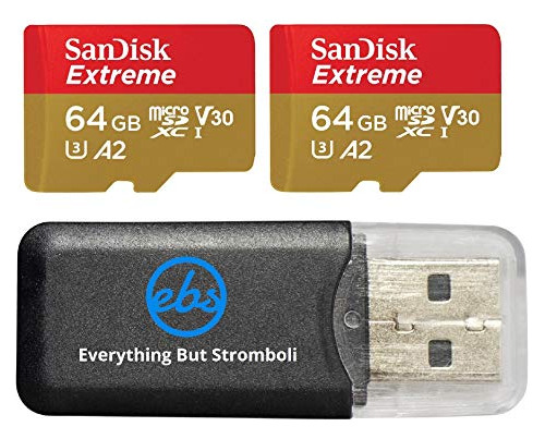 Sandisk Extreme 64gb (paquete De 2) Tarjeta De Memoria Micro