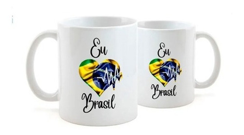 Caneca Eu Amo O Brasil
