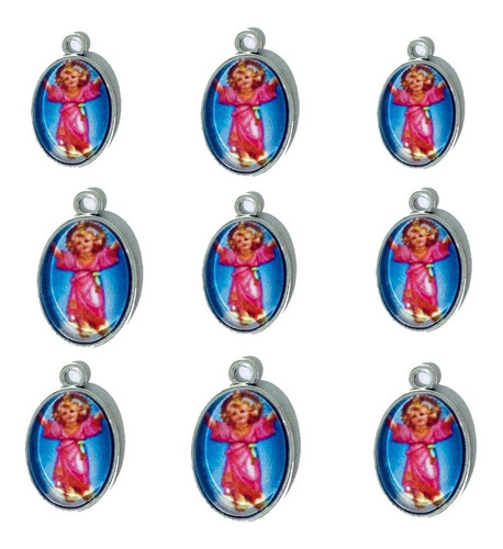 10 Medallas Chicas Divino Niño Jesus (mch) 10 Piezas