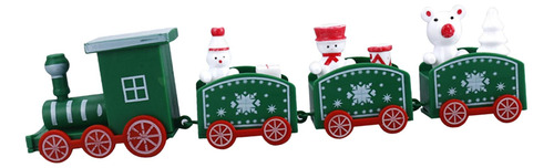 Tren De Navidad, Tren De Navidad, Juguete Decorativo Verde
