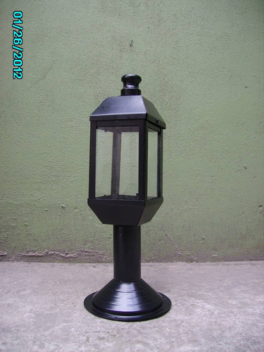 Imagen 5 de 7 de Lampara Farol De Jardin Exterior Marca Sendero Apto Led 1130