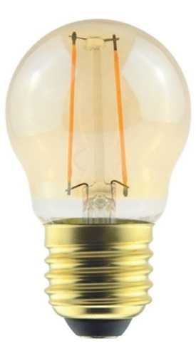 Lâmpada Filamento Led G45 E-27 2000k Âmbar 2,5w G-light Cor da luz Luz Amarela 110V/220V