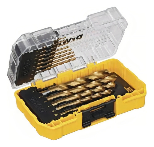 Set De Brocas Dewalt Titanio Toughcase - E.o
