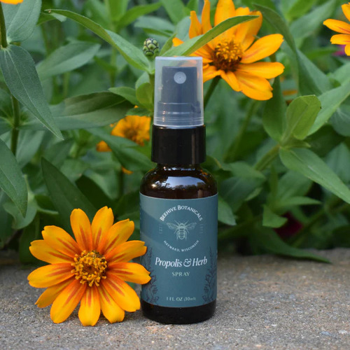 Spray De Propolis Y Hierbas Para Garganta Seca E Irritada