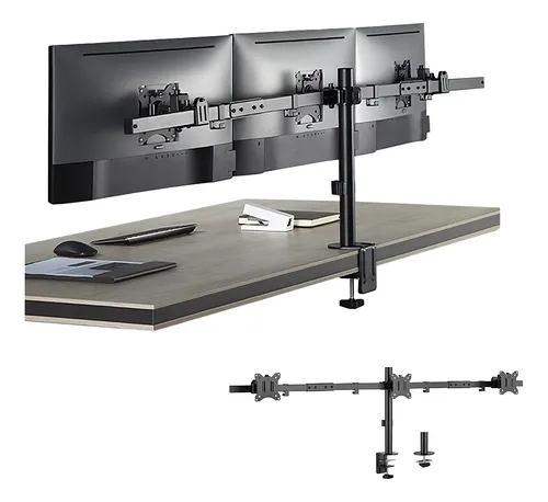 comprar Soporte Brazo Triple Para 3 Monitores De Escritorio Linkon