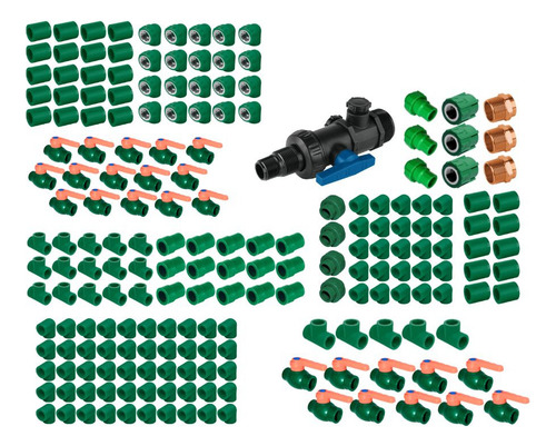 199 Conexiones Conector Codo Valvula Compati Tuboplus Ppr