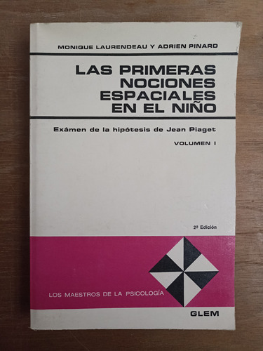 Las Prim. Nociones Espaciales En El Niño - Laurendeau Pinard