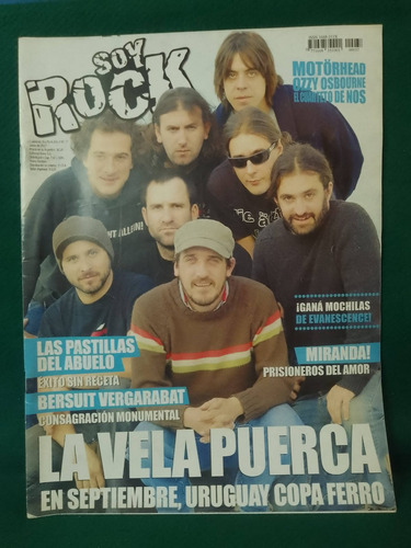 Revista Soy Rock 37 La Vela Puerca Pastillas Del Abuelo 