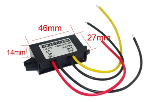 Convertidor Dc Dc Step Down 12v A 3.3v 3a 10w 10 Piezas.