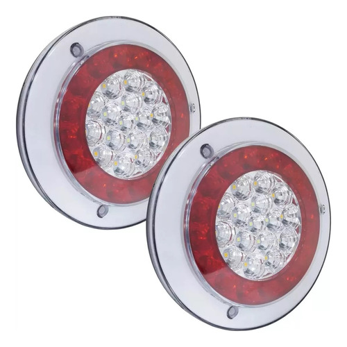 Par Lanterna Redonda Led Veicular Universal N Modelos Klx