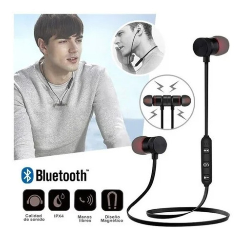 Audífono Bluetooth V4.2 M5 Deportivos Magnéticos