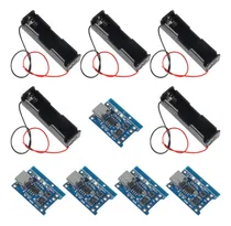 Comprar Alinan 5 Modulo Carga Tp4056 Tipo C Usb Placa Bateria Litio
