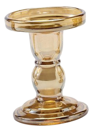 Candelero De Cristal De Estilo Vintage Para 8cmx11cm