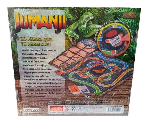 Imagen 2 de 5 de Jumanji El Juego De La Selva Popular 18002