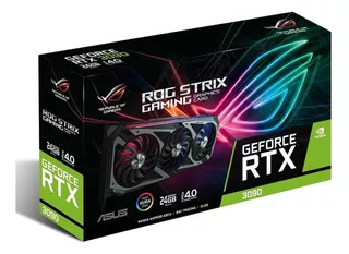 Placa De Vídeo Nvidia Asus Rog Strix Geforce Rtx 3090 24gb