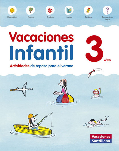 Libro Vacaciones Infantil 3 Aã¿os