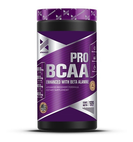 2 Bcaa Xtrenght 120 Caps Promocion Ahorro Aminoacidos Oferta