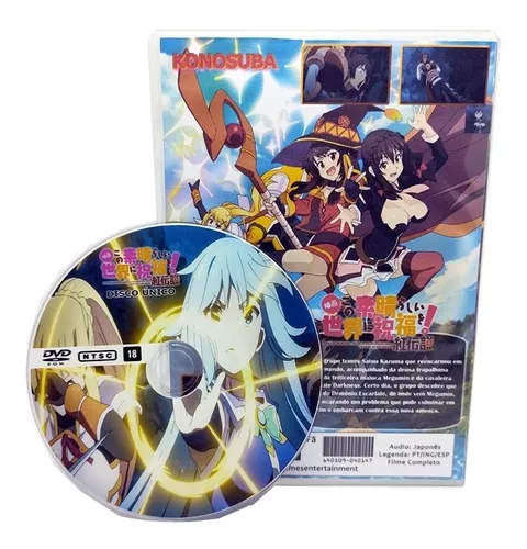 Dvd Konosuba Kono Subarashii Dublado + Filme Leg - Escorrega o Preço