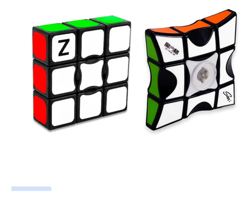 Pack Cubos 3x3x1 + 1x3x3 Spinner Qiyi Colección 