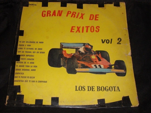 Vinilo Los De Bogota Grand Prix De Exitos 2 C1